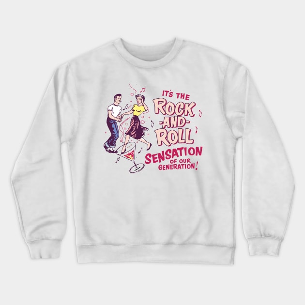 50's Rock'n'Roll dance Crewneck Sweatshirt by Shockin' Steve